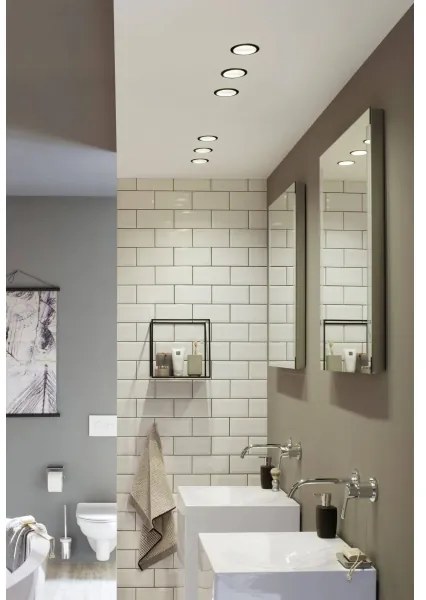 Paulmann 93408 - SET 3xLED/6,5W IP44 Faretto bagno dimmerabile COLE 230V