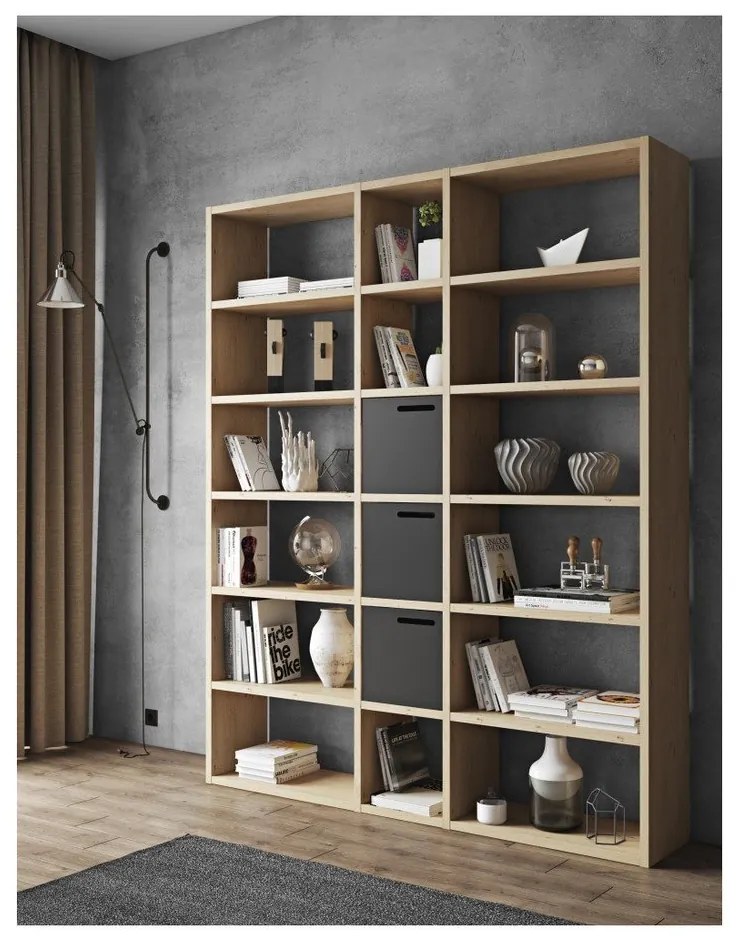Libreria in rovere decor 182x224 cm Pombal - TemaHome