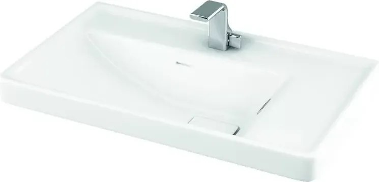 Mobile lavabo 60 cm con cassetto scorrevole e lavabo incasso SP-60A - KAMALU