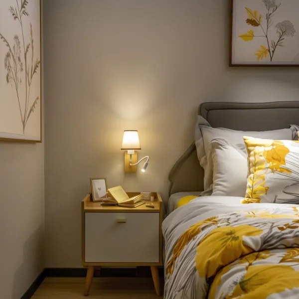 Brilagi - Applique a LED NUBILA WOOD 1xE27/25W/230V + LED/3W quercia/marrone