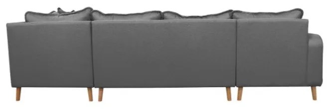 Divano angolare grigio (angolo sinistro) Beata - Ropez