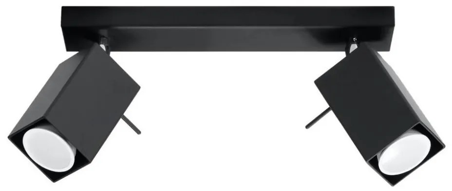 Faretto MERIDA 2 2xGU10/40W/230V nero