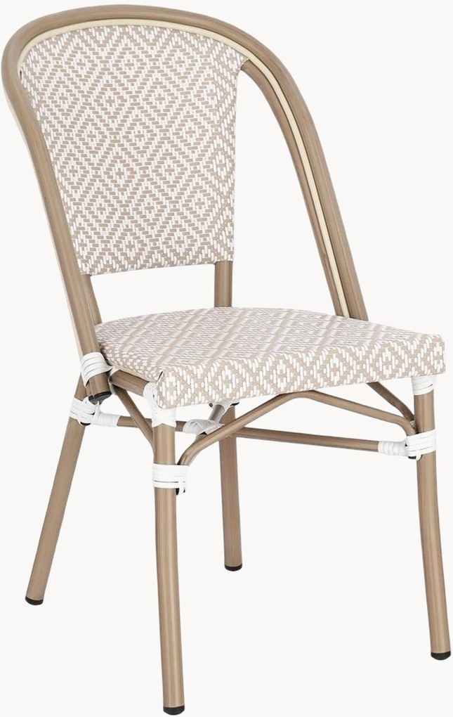 Set di 2 sedie da giardino impilabili Silveira