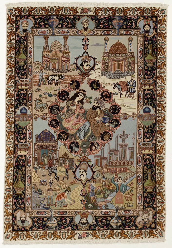 Tabriz Tappeto persiano 150 x 100 (Iran) Annodato A Mano
