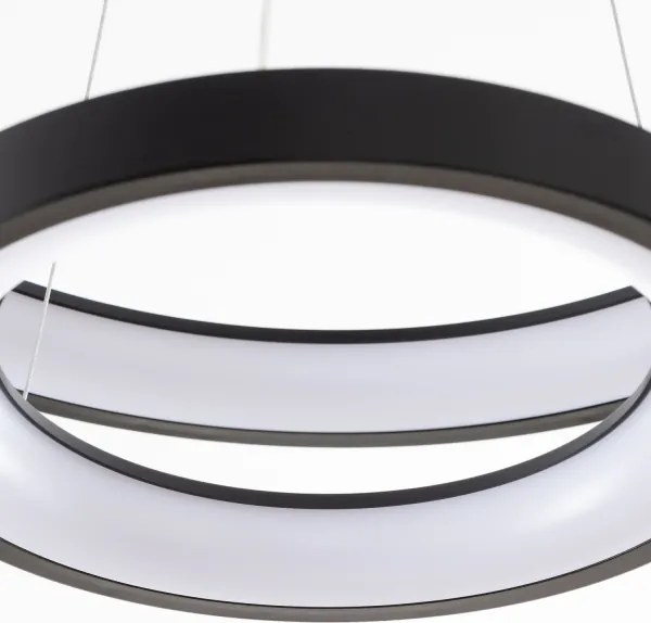 Brilagi - Lampada a sospensione dimmerabile su cavo FALCON SLIM LED/68W/230V Ø 50 cm nera + telecomando