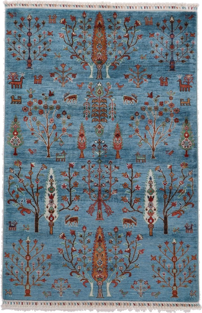 Samarkand Tappeto orientale 190x130 (Afghanistan) Annodato A Mano