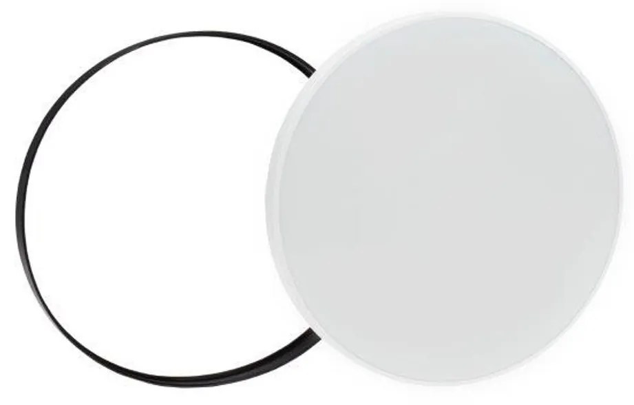 Plafoniera LED 32W - IP54 - 106lm/W - Ø380mm - Doppia Cornice Colore Bianco Naturale 4.000K