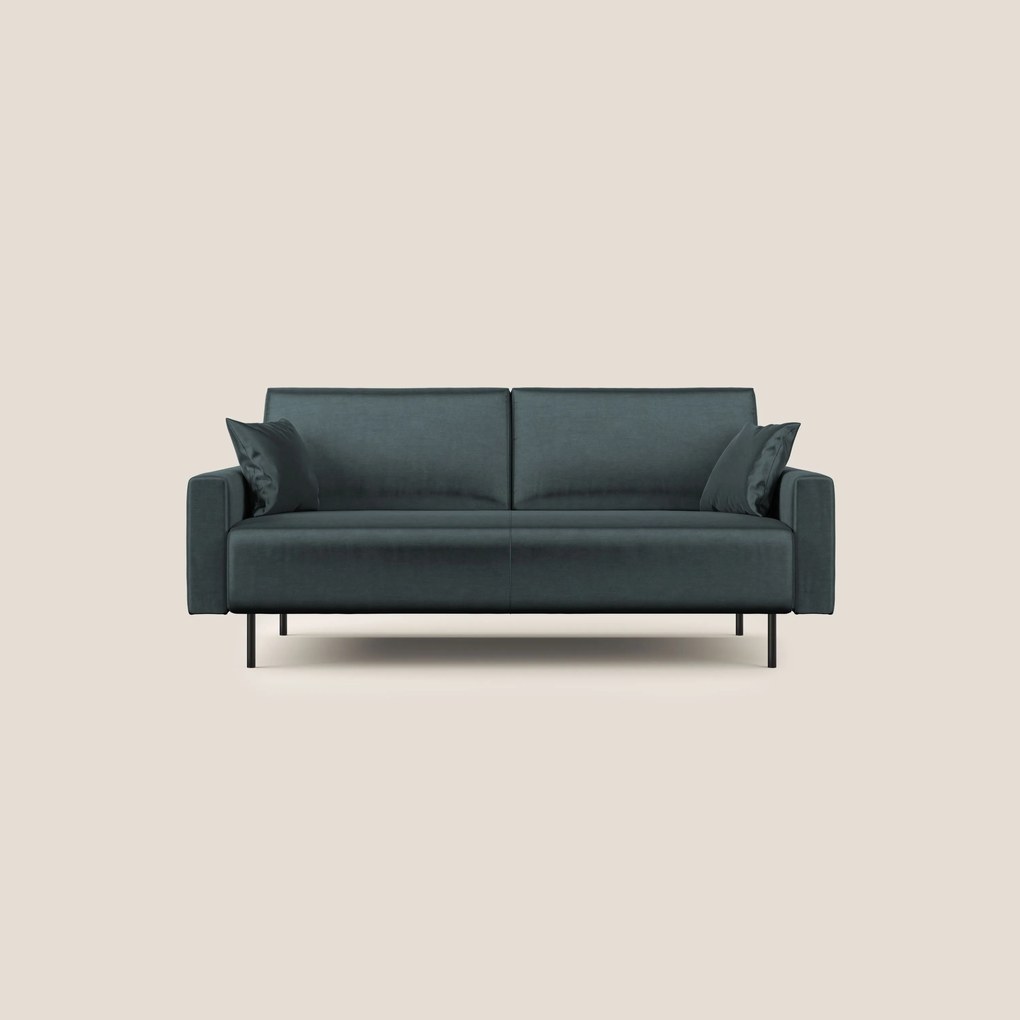 Arthur divano moderno in velluto morbido impermeabile T01