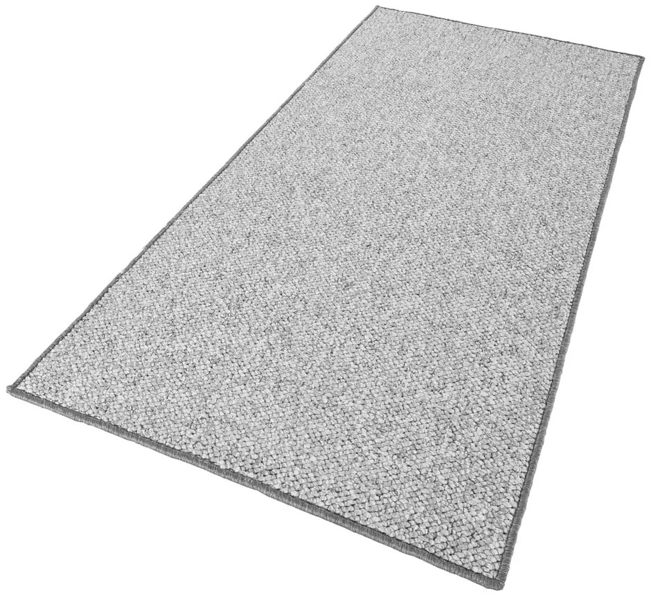 Passatoia grigia 80 x 300 cm Wolly - BT Carpet