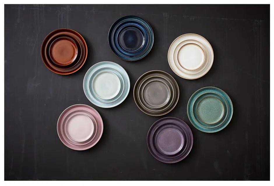 Piatto da dolce nero/blu in gres ø 17 cm Gastro Dark Blue/Black – Bitz