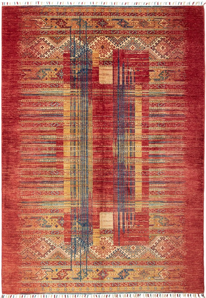 Gabbeh Tappeto orientale 240x170 Rosa (Pakistan) Tessuto A Mano