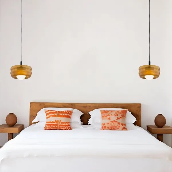 Argon 8816 - Lampadario a sospensione con filo TEVO 1xG9/4,5W/230V marrone/fumé