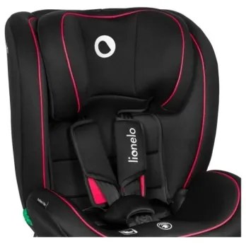 Lionelo - Seggiolino auto BASTIAAN i-Dimensioni 40-150 cm nero/rosso