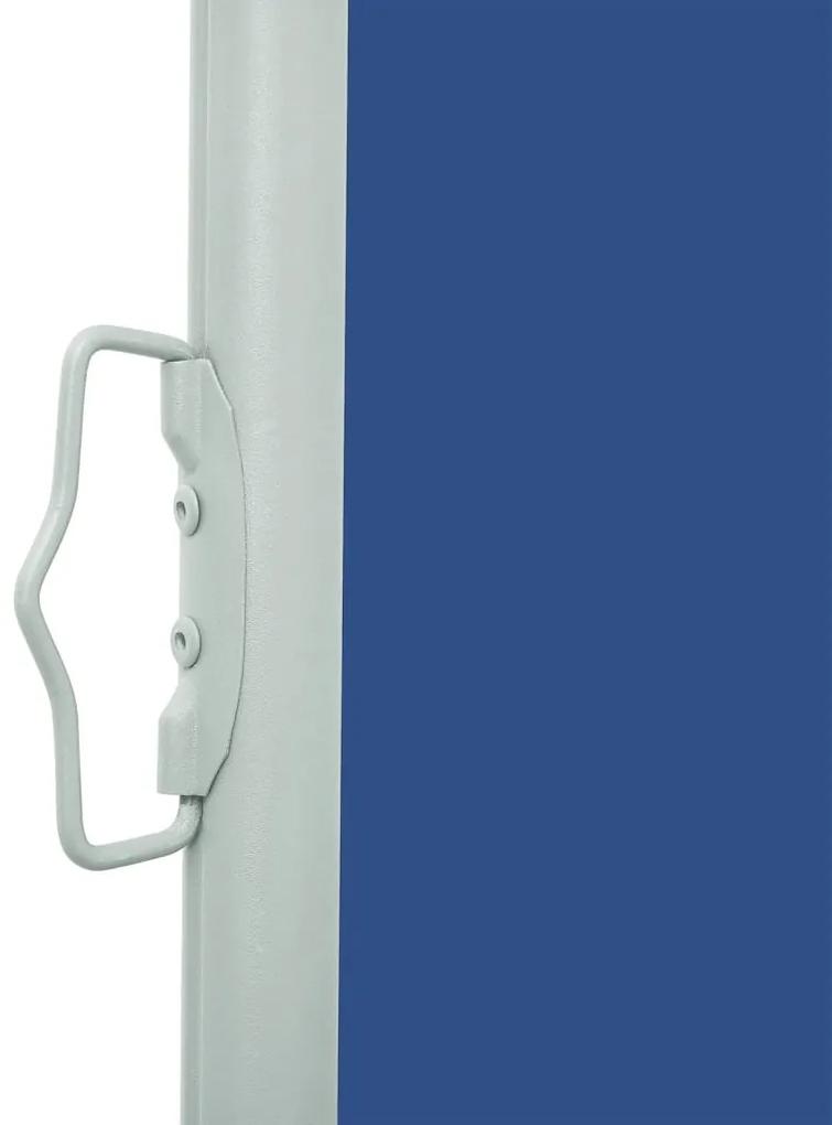 Tenda Laterale Retrattile per Patio 170x300 cm Blu