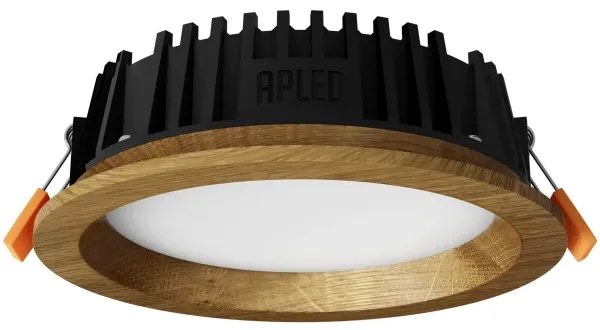 APLED - Lampada LED RONDO WOODLINE LED/6W/230V 4000K diametro 15 cm quercia legno solido