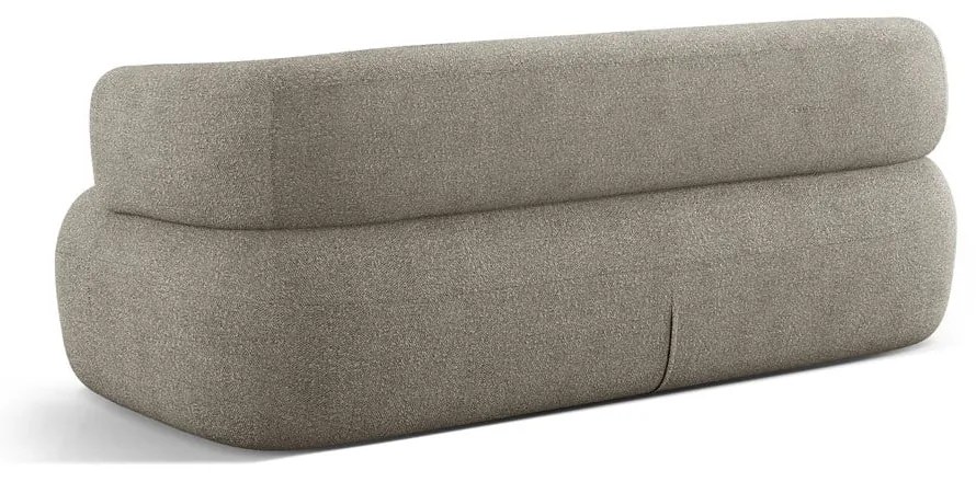 Divano bouclé grigio chiaro 178 cm Jenny - Micadoni Home