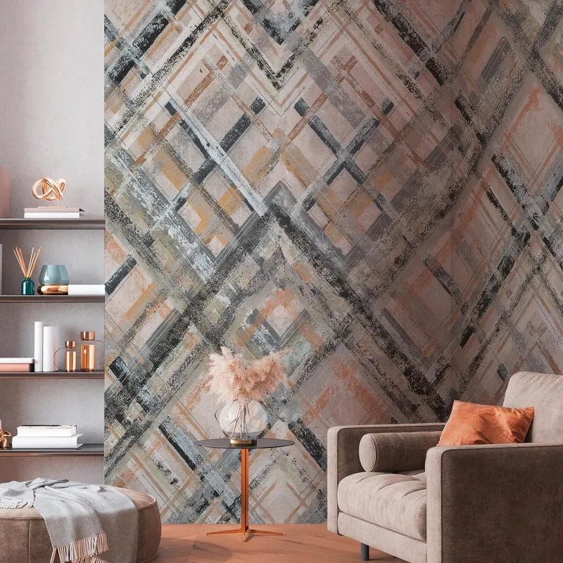 Fotomurale Tartan, multicolore