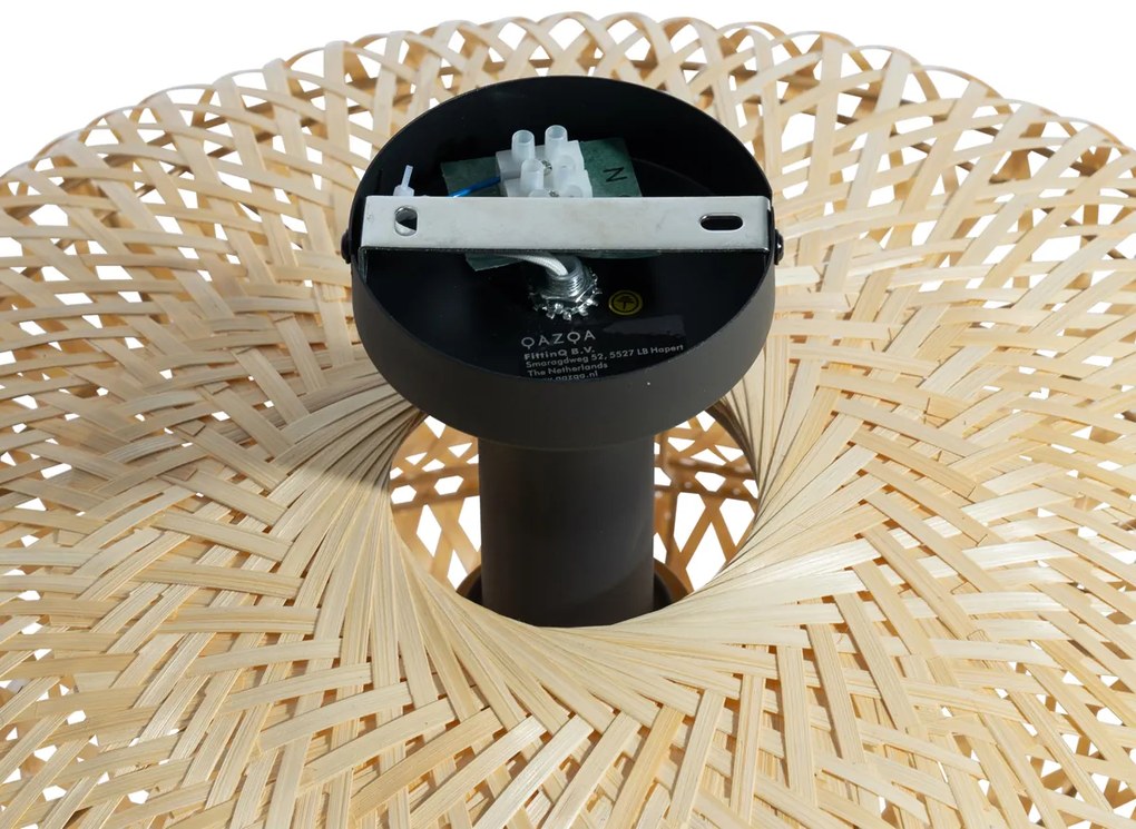 Lampada da soffitto in bambù orientale - Ostrava Double