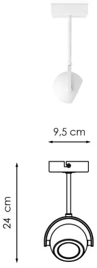 Faretto LED Dimmerabile NOP 1xGU10/5,8W/230V bianco