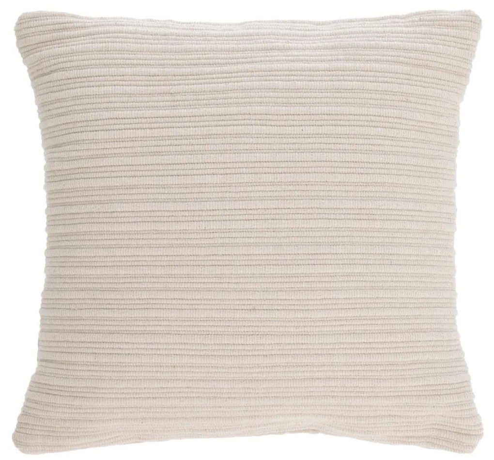 Kave Home - Fodera cuscino Hinde 100% cotone beige 45 x 45 cm