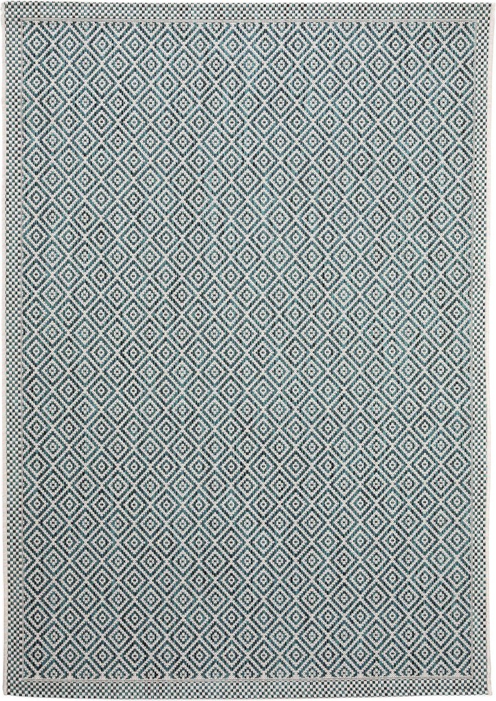 benuta Nest Tappeto per interno ed esterno Cleo Azzuro 200x290 cm - Tappeto outdoor per balcone, terrazzo e giardino