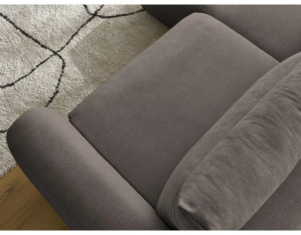 Divano angolare marrone Aden – Bobochic Paris