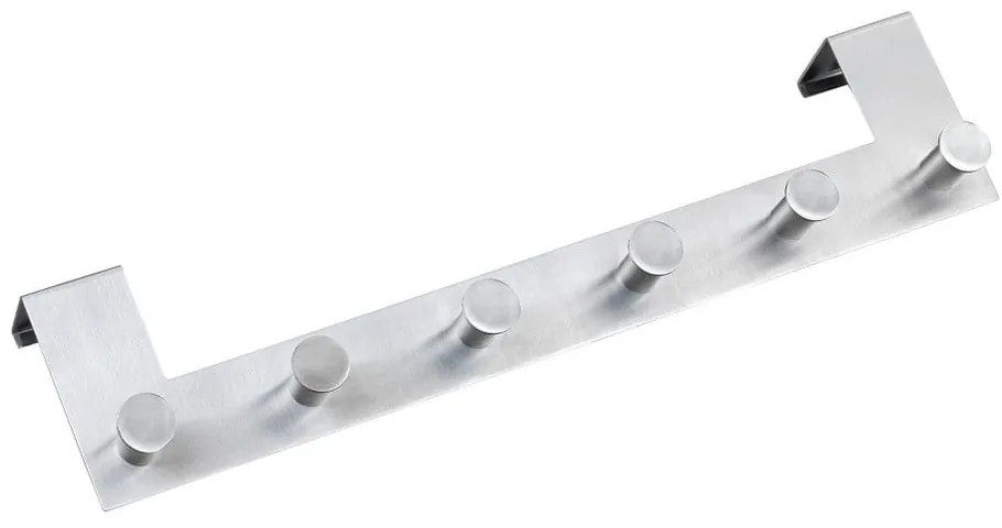 Appendino per porta con 6 ganci in argento Celano - Wenko