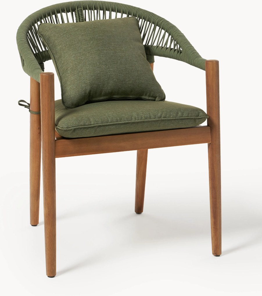 Set di 2 sedie da giardino in legno di acacia Marc