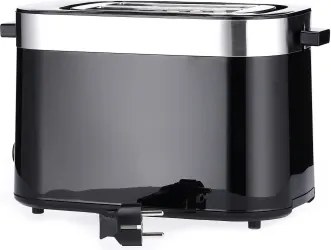 Severin AT 9264 - Tostapane a due fessure 800W/230V acciaio inox/nero