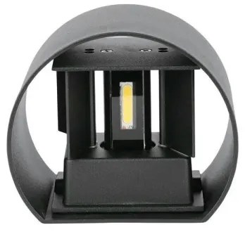 Applique da esterno LED LED/6W/230V 4000K IP65 nero