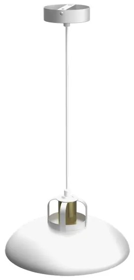 Lampadario su filo FELIX 1xE27/60W/230V bianco