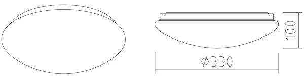APLED - Lampada LED da bagno con sensore LENS LED/16W/230V IP44 2700-6500K