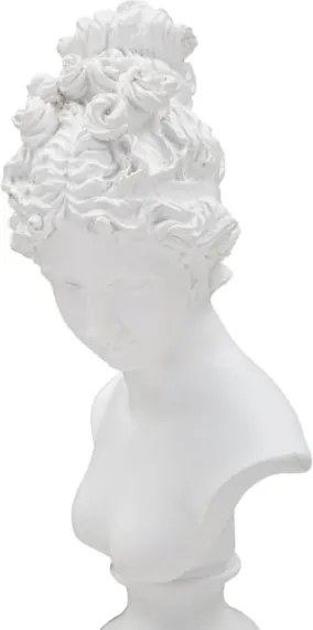 Scultura Statua Woman Con Piedistallo Cm 11X10,5X35,5