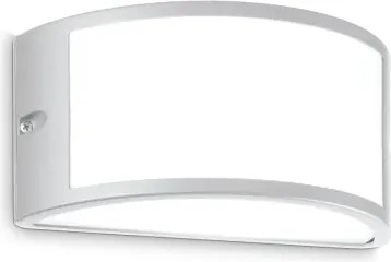 Rex-1 applique a parete ip44 1 luce attacco e27 grigio