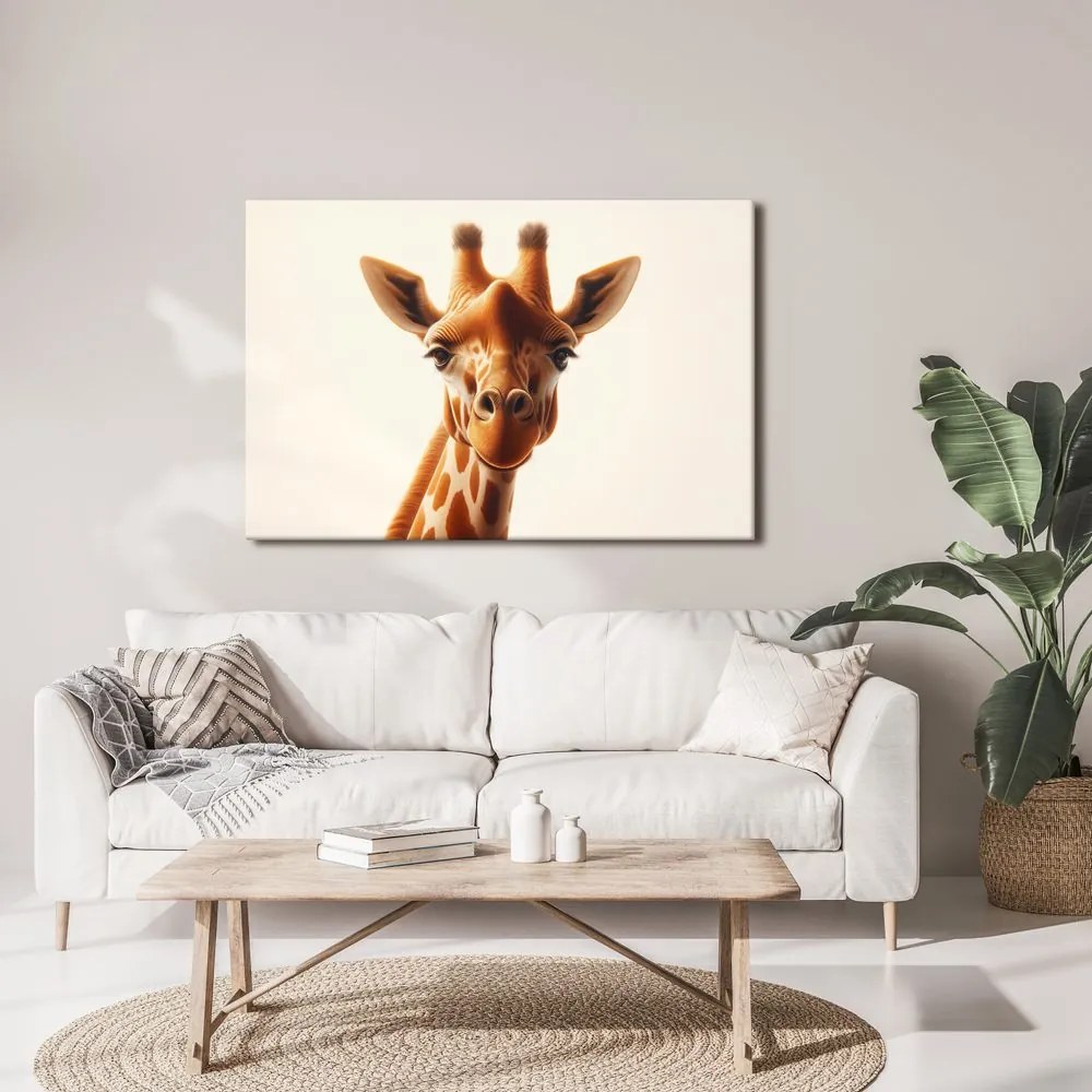 Quadro su tela – Ritratto animale di giraffa