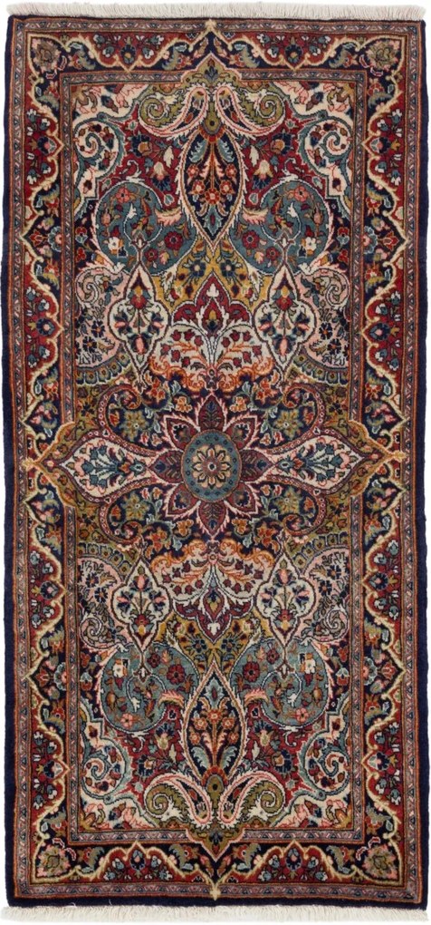 Sarouk Tappeto 140x70 (Iran) Annodato A Mano