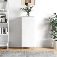 Credenza Bianca 34,5x34x90 cm in Legno Multistratocod mxl 79045