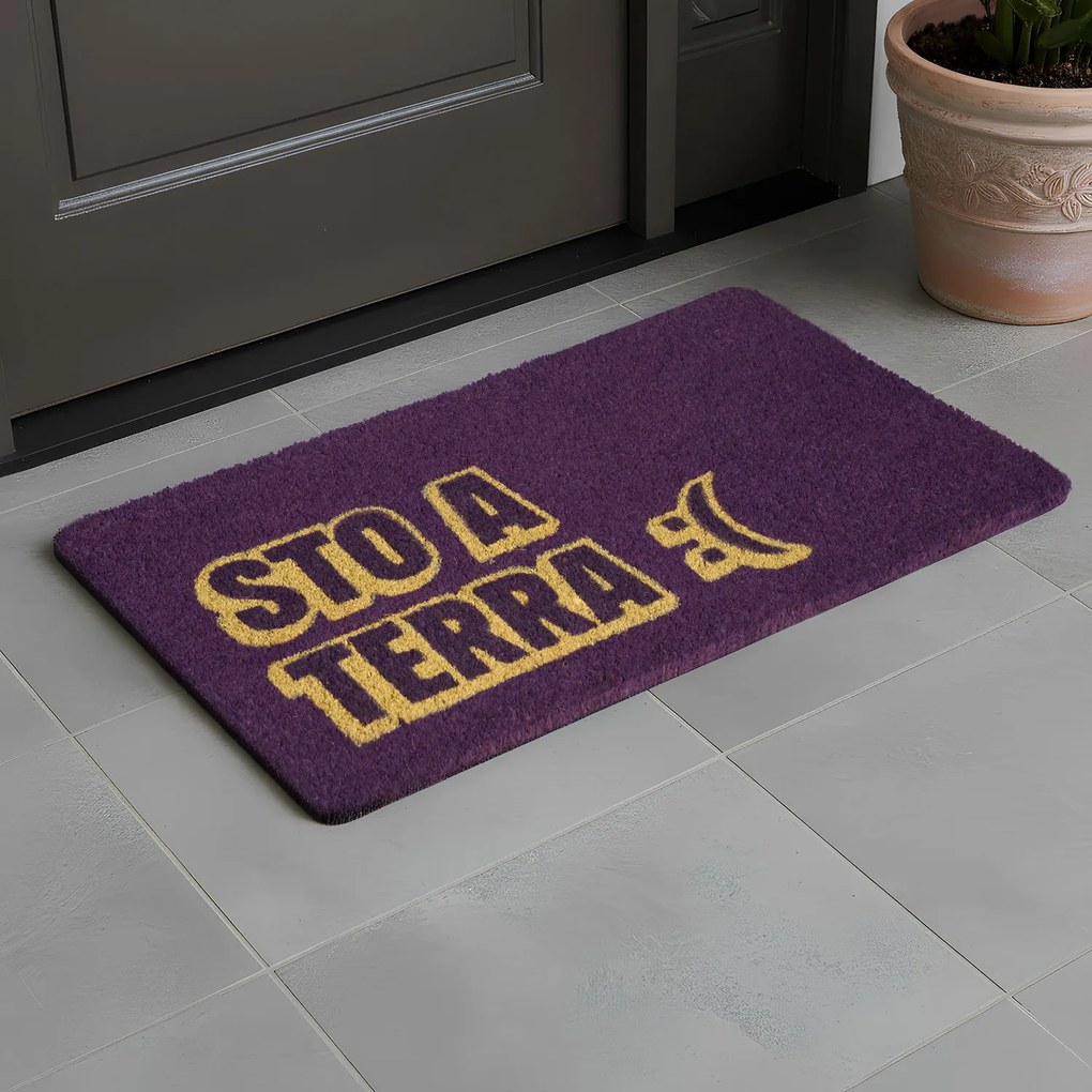 Zerbino 40x70 cm viola Zerbinomania