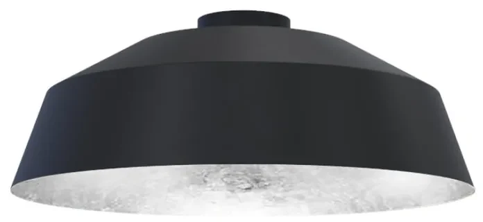 Plafoniera glamour Tokyo E27 nero 35 cm x 35 cm