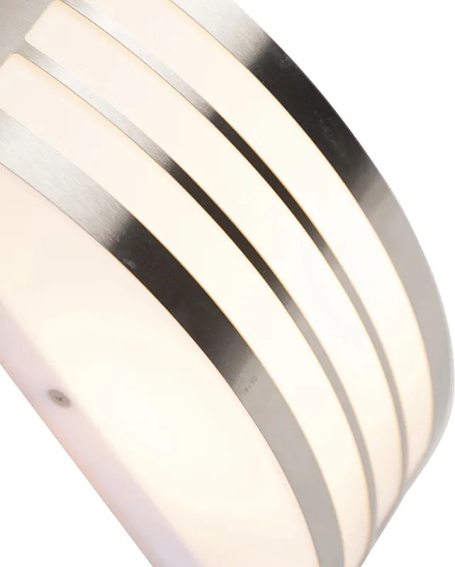 Lampada da parete moderna acciaio inox IP44 - Sapphire Deluxe