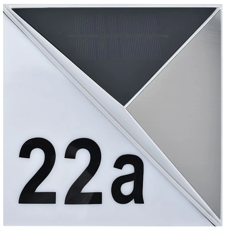 Spot-Light 6710402 - Numero civico solare LED LED/3x0,1W/2,4V IP44