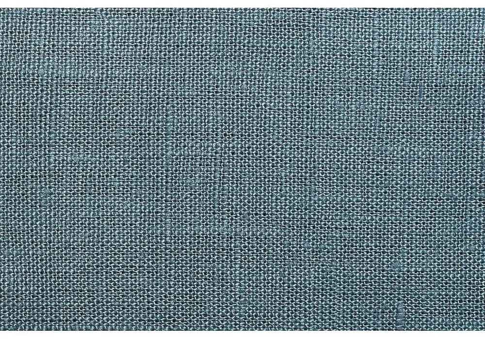 Tenda blu polveroso in lino 140x330 cm Blue Fog – Linen Tales