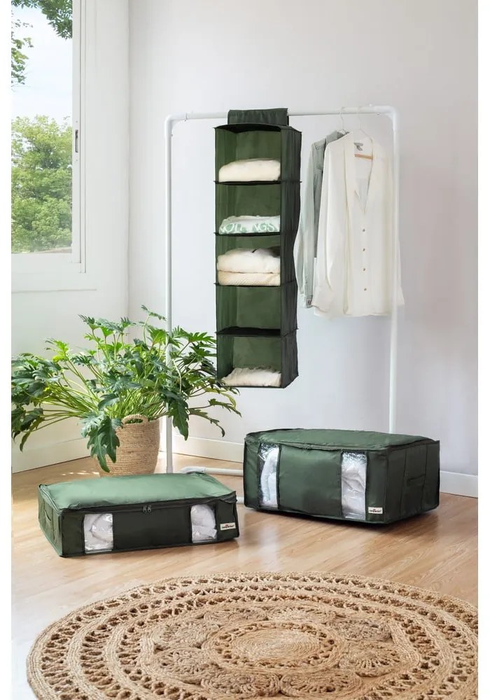 Organizer per vestiti sottovuoto in tessuto 65x45x27 cm Ecologik – Compactor