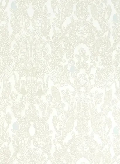 Majvillan Carta da parati Amelie - Cream White/ Sand