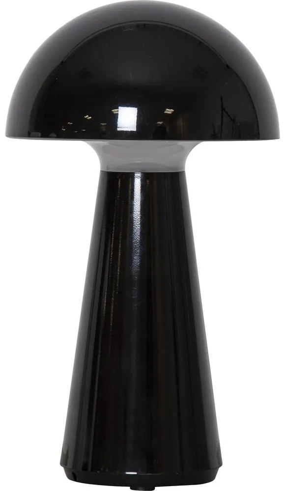Lampada da tavolo dimmerabile a LED nera (altezza 28 cm) Mushroom - Star Trading