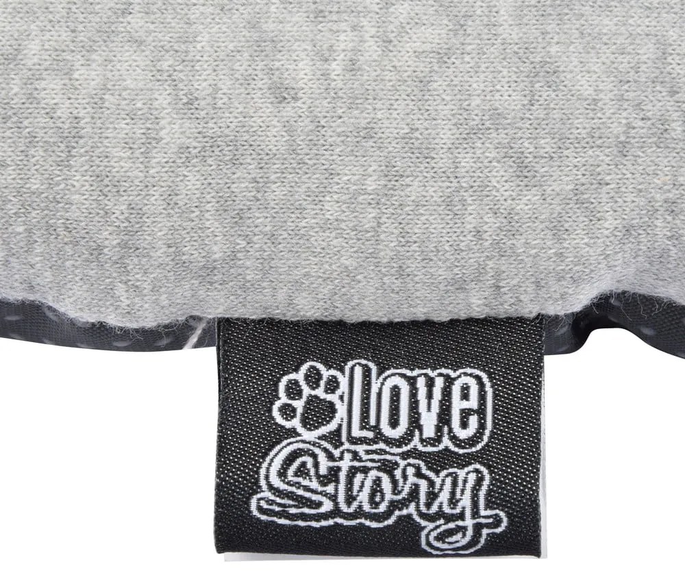 Letto grigio per cani 45x60 cm - Love Story
