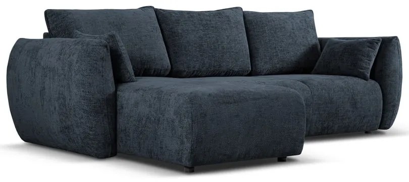 Divano angolare blu scuro (angolo sinistro) Matera - Cosmopolitan Design