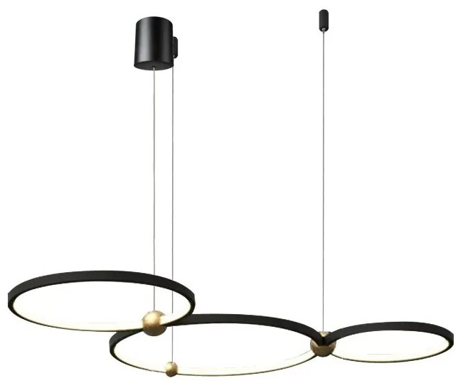 LAMPADA Black Ring 3 led + pilota APP752-30-40-50
