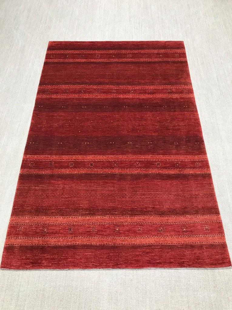 Loribaft Tappeto 190x290 Rosso (Iran) Annodato A Mano