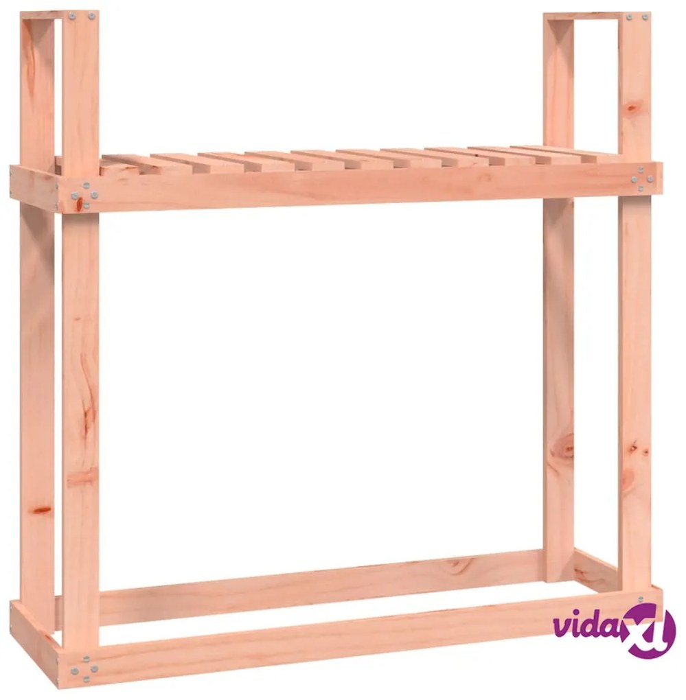 vidaXL Portalegna 110x35x108,5 cm in Legno Massello di Douglas
